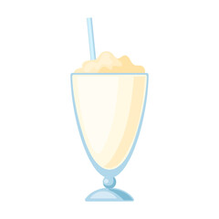 Cream vector icon.Cartoon vector logo isolated on white background cream.