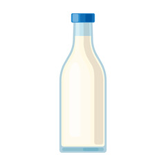 Bottle milk vector icon.Cartoon vector icon isolated on white background bottle milk.