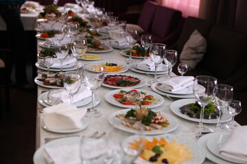 wedding table setting