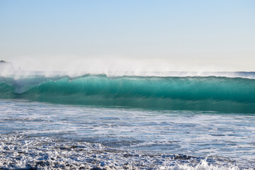 Japanese Beach on the Pacific Ocean close to Tokyo called Hebara. Famous for surfing and spicy noodles.