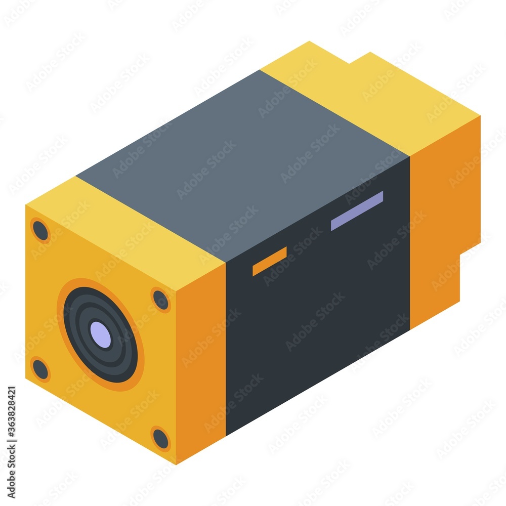 Aufkleber thermal imager tool icon. isometric of thermal imager tool vector icon for web design isolated on wh