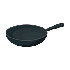 Pan vector icon.Cartoon vector icon isolated on white background pan.