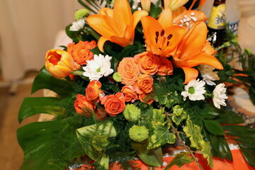 wonderful summer colorful flowers, sun