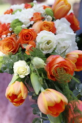 wonderful summer colorful flowers, sun