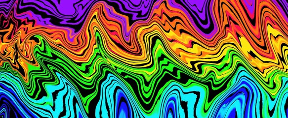 Marble ink colorful. abstract marble painting, can be used for fashion print, natural background or wallpaper. - Illustration