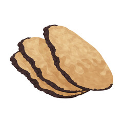 Truffle vector icon.Cartoon vector icon isolated on white background truffle.