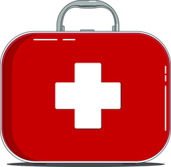 Fototapeta premium first aid kit icon