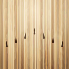 Bowling street wooden floor. Bowling alley background - obrazy, fototapety, plakaty
