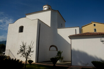 Fototapeta premium Italia : Chiesa di Santa Maria A Vico,Giffoni Valle Piana,Luglio 2020.