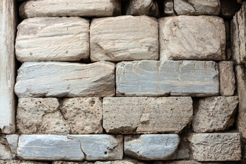 Antique stone temple wall texture