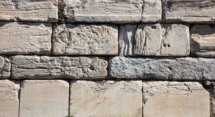 Antique stone temple wall texture