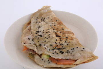 avocado and salmon wraps