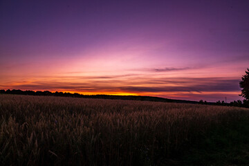 Lila Sonnenuntergang