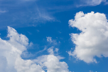 Nice white cloud on the sky