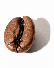 Macro photo of a coffee bean