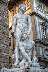 Fototapeta na wymiar Hercules, piazza della signoria 