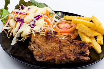 Pork Steak with Black Pepper