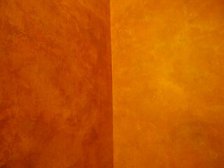 Mur Texture Enduit Orange tadelakt