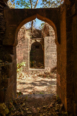 Fototapeta premium View of historic Ginnorgarh Fort, Delawadi near Bhopal.