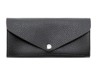 black leather wallet for men