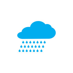 Rain icon vector