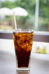 Glass of soda