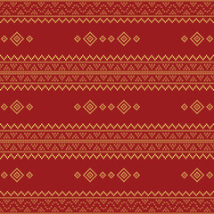Seamless geometric background motif ulos batak. seamless traditional textile bandhani sari border. creative seamless indiant bandhani textures border design