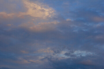 Obraz premium Blue sky background with clouds