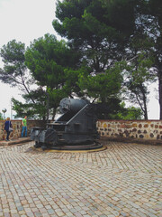 old cannon in the fortress