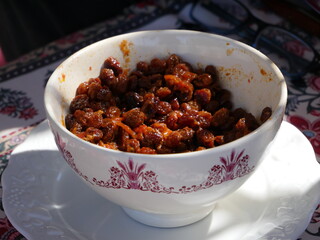 Raisins secs Plat nourriture Bol