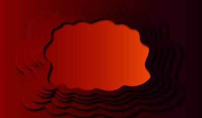 abstract background with red frame