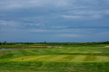 Nice hole on a Canadian golf club in Quebec
