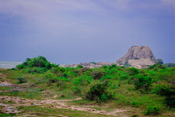 Elephant rock and beach