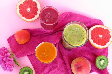 fresh fruit smoothies, healthy foods 