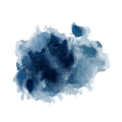 ink or watercolor splash isolated on white background vector illustration