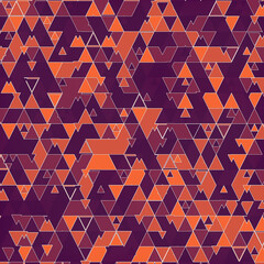Triangular shapes pattern in modern style 3d rendering multi colored background