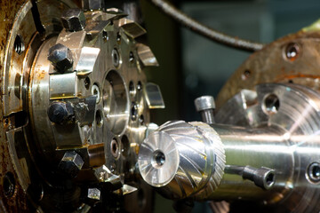 gear cutting machine. CNC machine