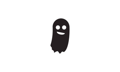 Ghost icon logo template