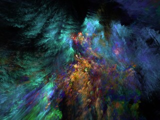 Imaginatory fractal background Image