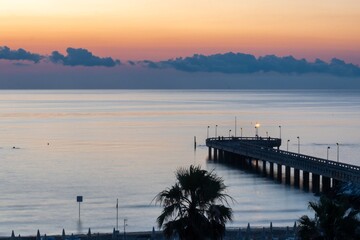 Roseto degli Abruzzi - Teramo - Abruzzo. Alba