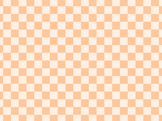 パステルオレンジ チェック 4