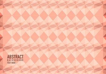 Polygon abstract on orange background. Light orange vector shining triangular pattern. An elegant bright illustration. The triangular pattern for your business design.