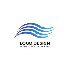 Creative abstract logo vector image for business	