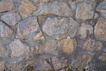 Texture, background, gray stone and cement wall