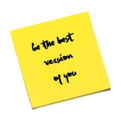 Be the best version of you - post it