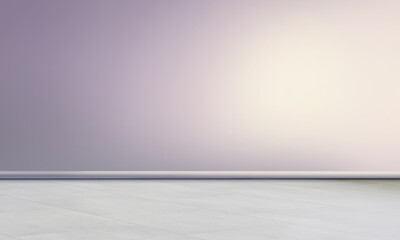 Three-dimensional modern empty space background