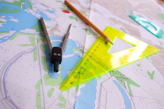 Drawing for the work of a civil engineer