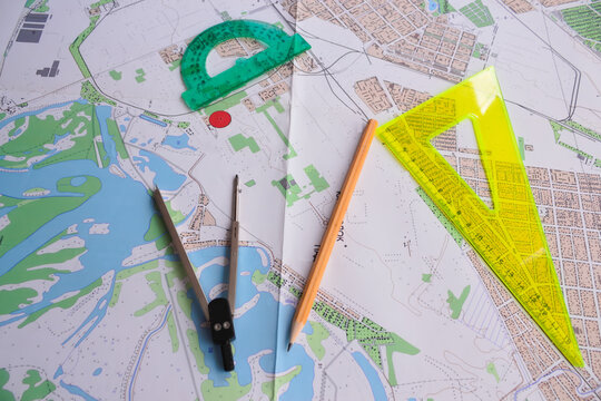 Drawing for the work of a civil engineer