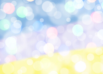 Obraz premium Multi colored background. Defocused abstract picture with bokeh