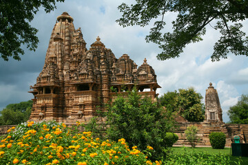 Western Group of Temples, Khajuraho, Madhya Pradesh, India. it's an UNESCO world heritage site.